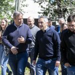 LARROQUE, CASCALLARES Y FABIANI RECORRIERON UN  POLO PRODUCTIVO Y DIALOGARON CON TRABAJADORES